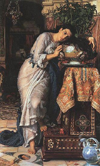 William Holman Hunt Isabella and the Pot of Basil oil painting picture